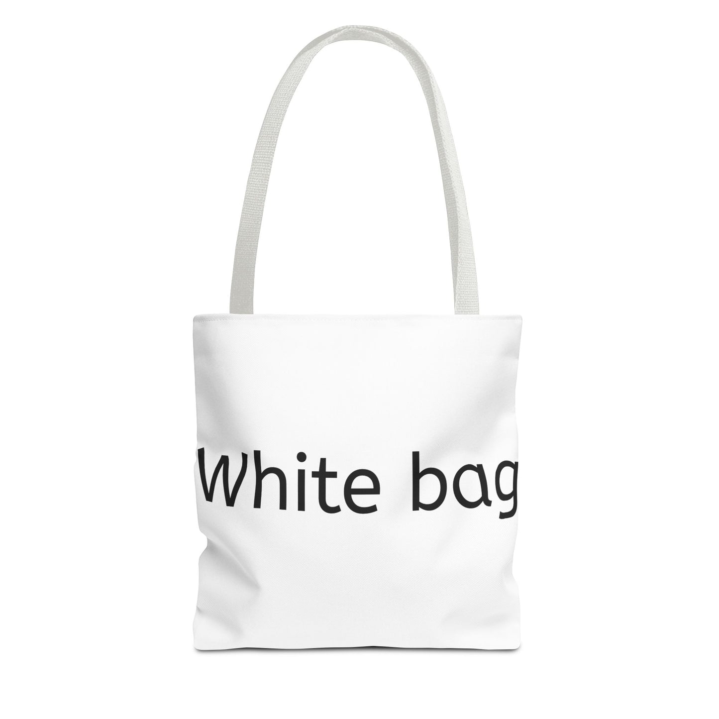 Stylish White Tote Bag, Art Tote, Everyday Bag, Eco-Friendly Shopping, Gift for Her, Minimalist Design, Casual Carryall