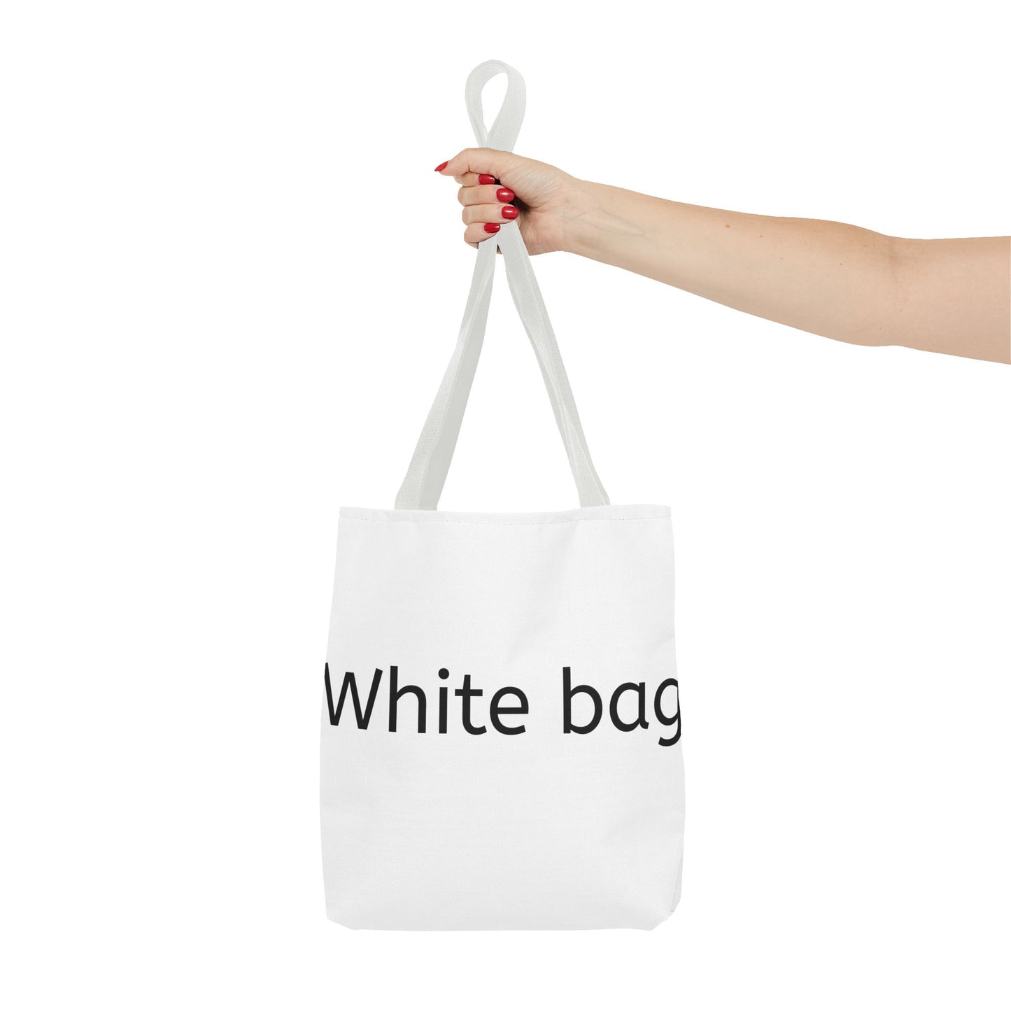Stylish White Tote Bag, Art Tote, Everyday Bag, Eco-Friendly Shopping, Gift for Her, Minimalist Design, Casual Carryall
