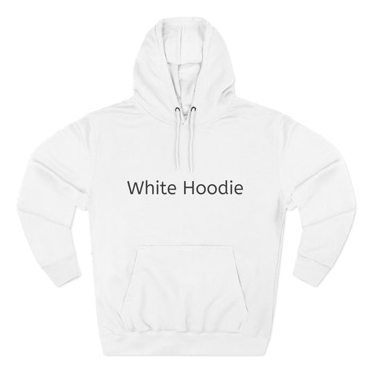 Three-Panel Fleece Hoodie