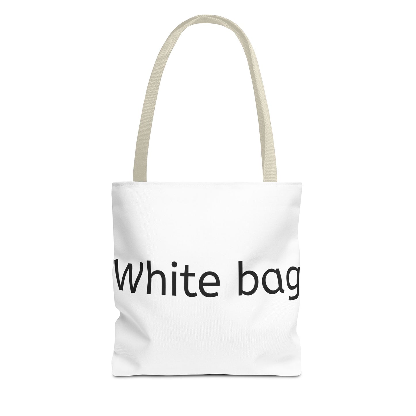 Stylish White Tote Bag, Art Tote, Everyday Bag, Eco-Friendly Shopping, Gift for Her, Minimalist Design, Casual Carryall