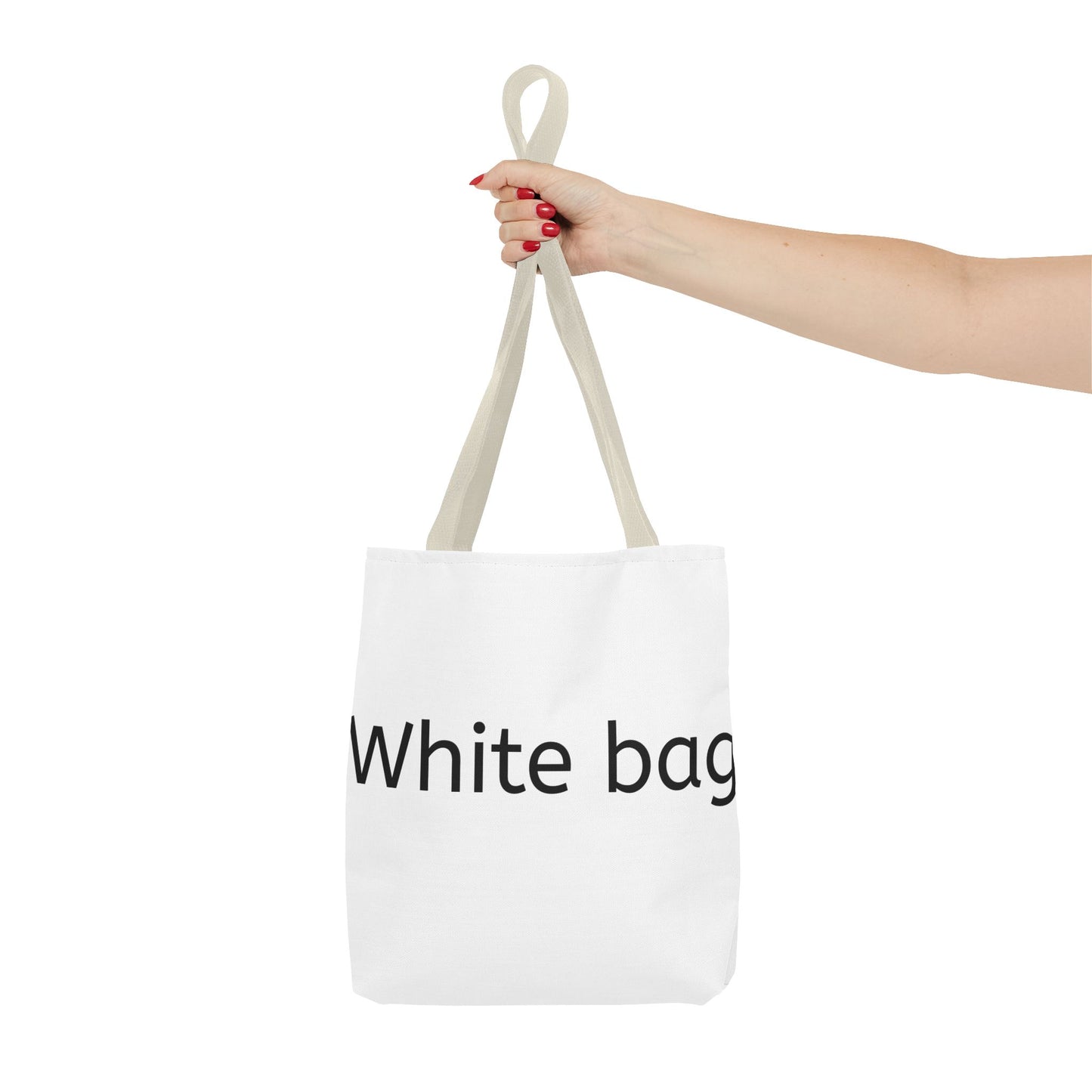 Stylish White Tote Bag, Art Tote, Everyday Bag, Eco-Friendly Shopping, Gift for Her, Minimalist Design, Casual Carryall