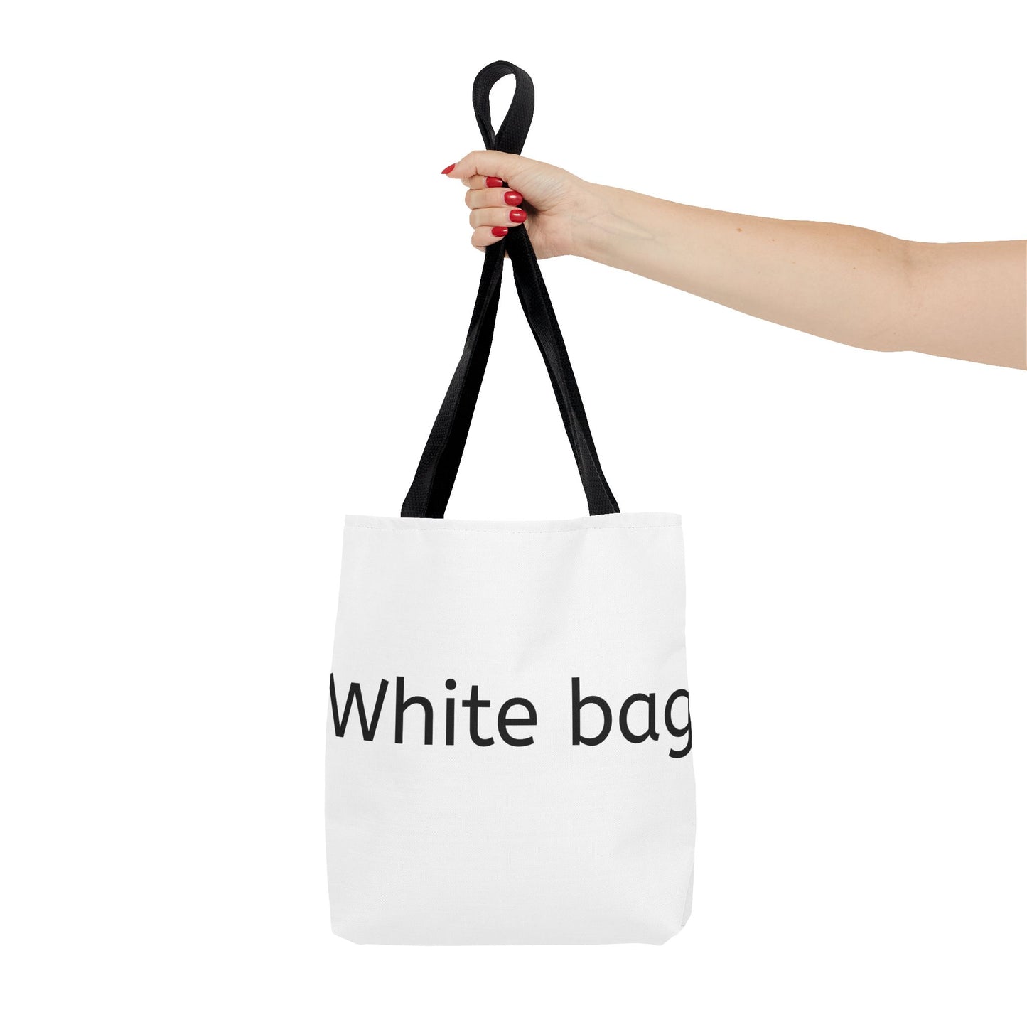 Stylish White Tote Bag, Art Tote, Everyday Bag, Eco-Friendly Shopping, Gift for Her, Minimalist Design, Casual Carryall